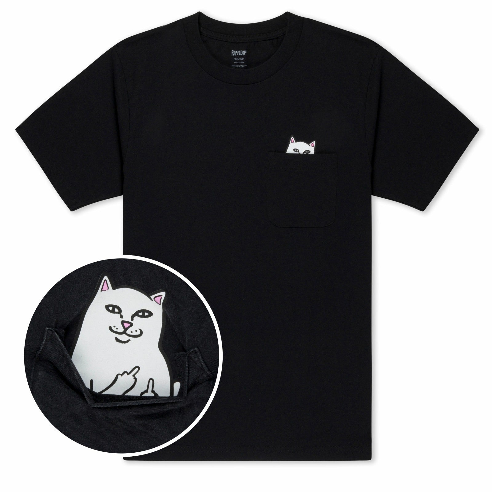 Ripndip Online | Lord Nermal Pocket Tee (Black)