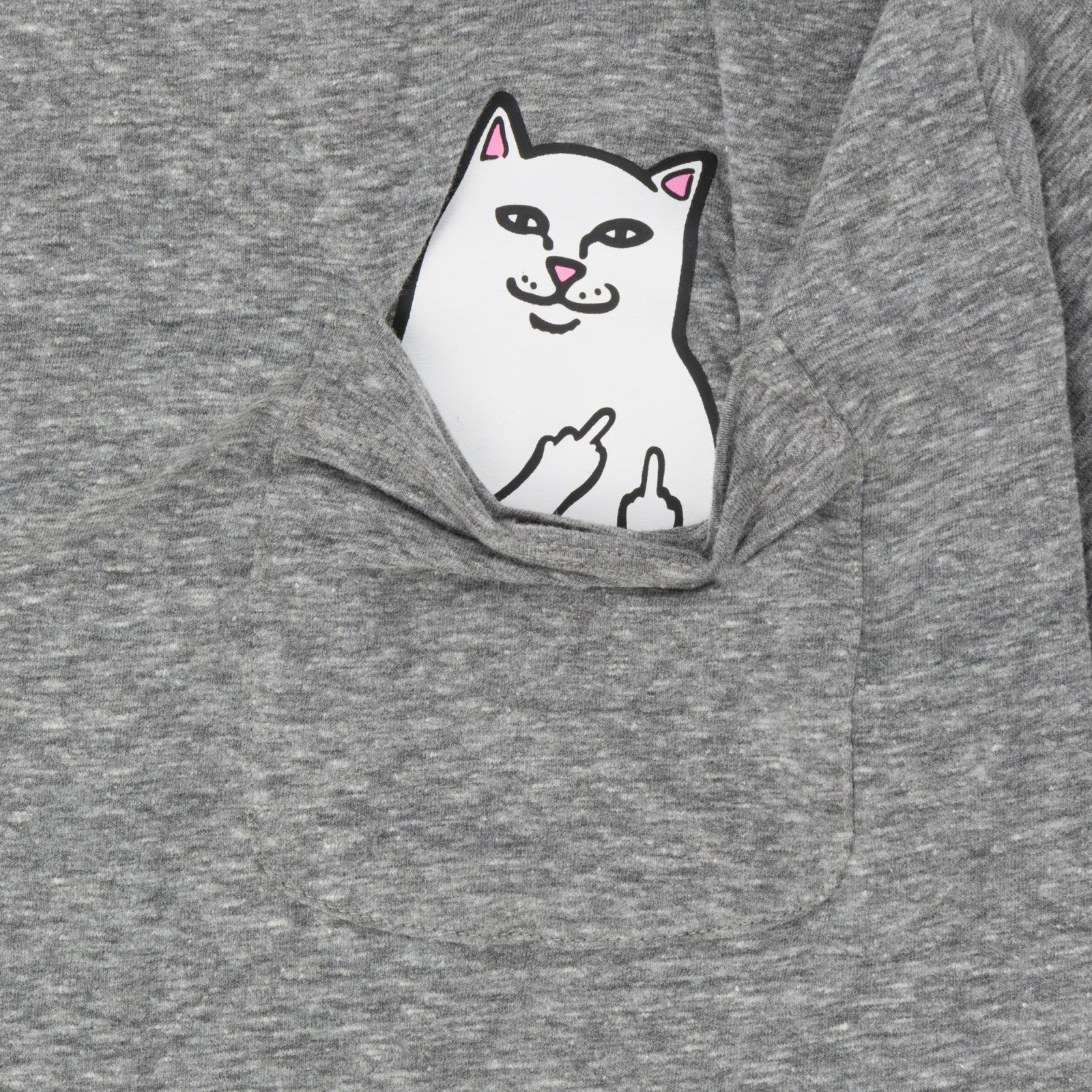 Ripndip Outlets | Lord Nermal Pocket Tee (Heather Grey)