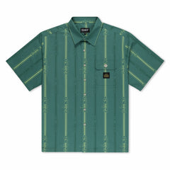 Ripndip Sale | Melted Striped Button Up (Teal)