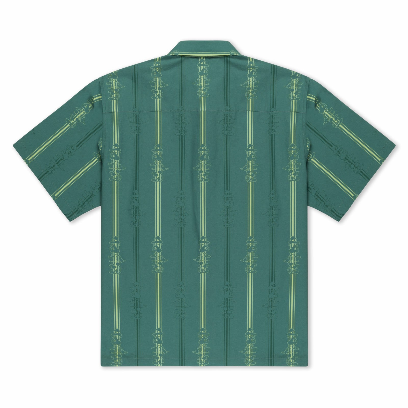 Ripndip Sale | Melted Striped Button Up (Teal)