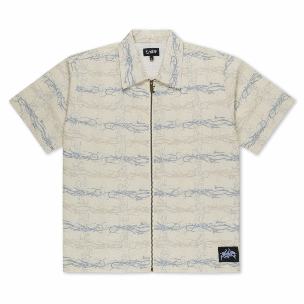 Ripndip Online Shop | Crosswired ZipUp (White)