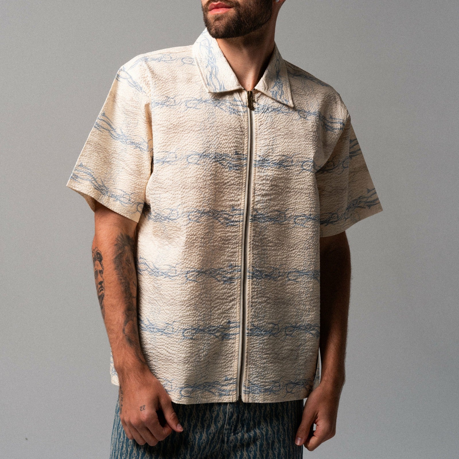 Ripndip Online Shop | Crosswired ZipUp (White)