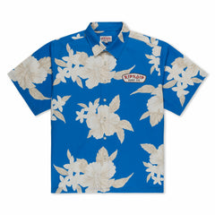 Ripndip New | RIPNDIP Surf Co Button Up (Blue / Cream)