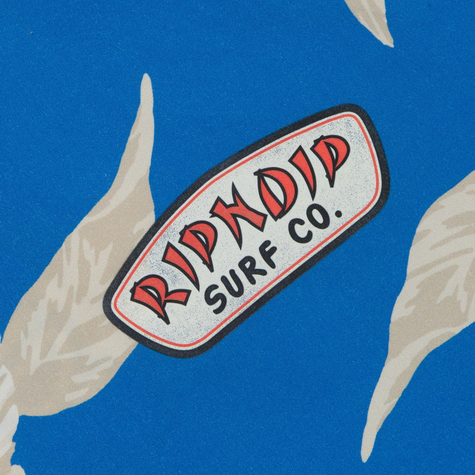 Ripndip New | RIPNDIP Surf Co Button Up (Blue / Cream)