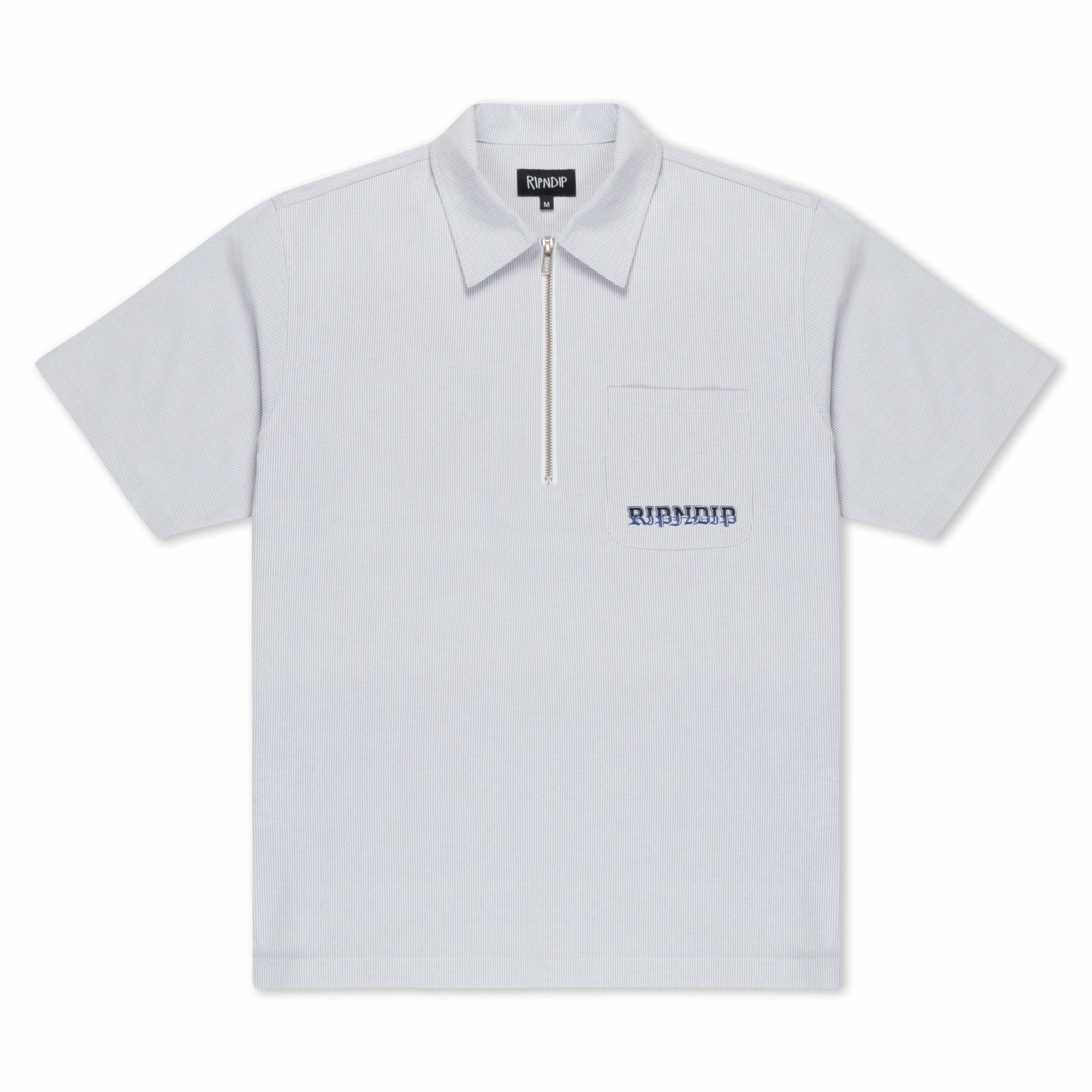 Ripndip Sale | Rich Spirit Quarter Zip Shirt (Light Blue)
