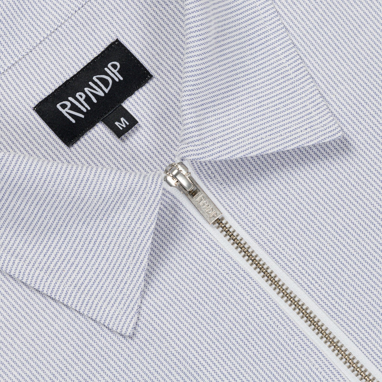 Ripndip Sale | Rich Spirit Quarter Zip Shirt (Light Blue)