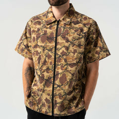 Ripndip Online Shop | Wired Zip Up Shirt (Tan)