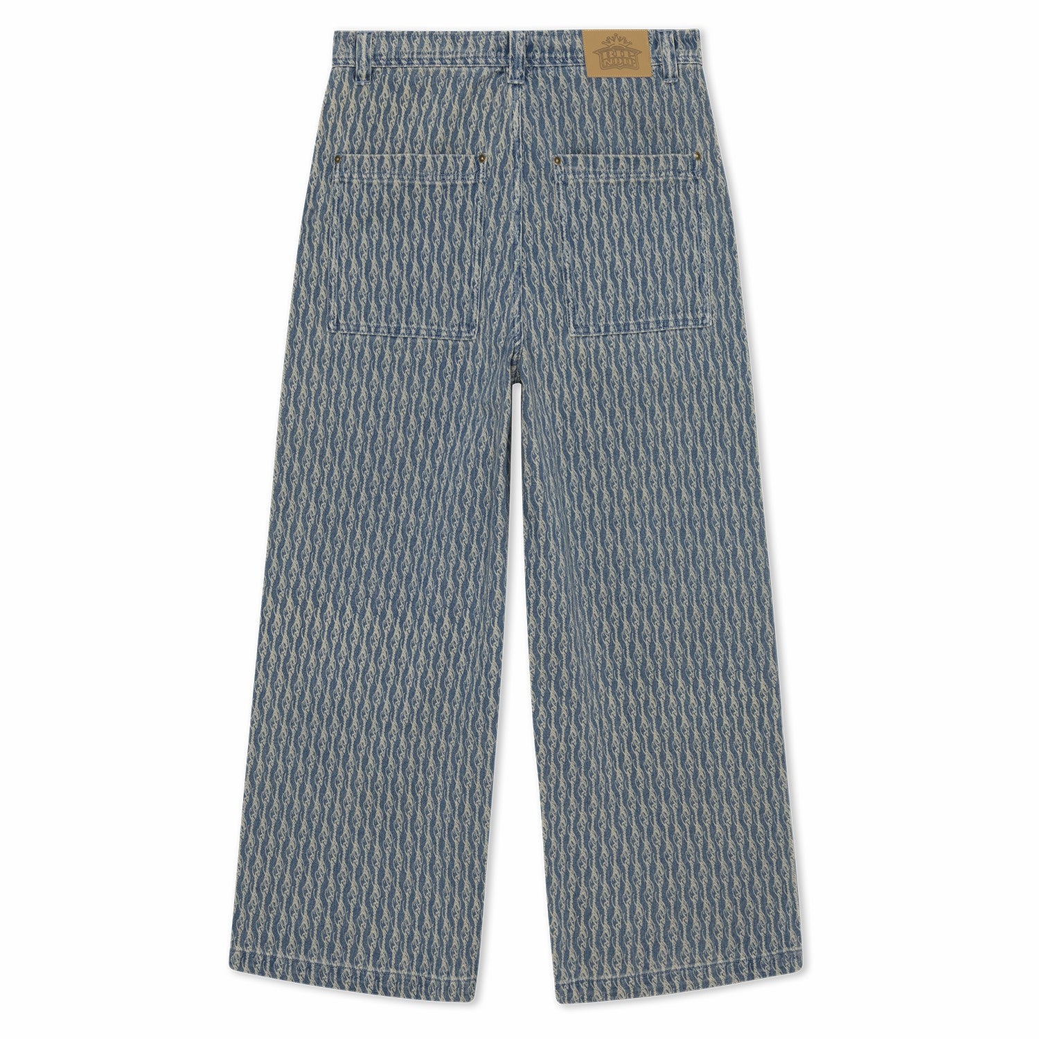 Ripndip Online | Western Roads Wide Fit Pants (Meidum Wash)