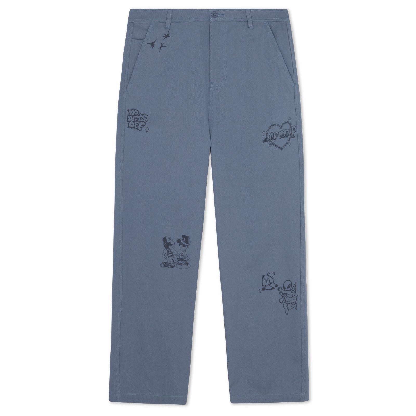 Ripndip Sale | Westside Wide Fit Pants (Slate)