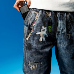 Ripndip Online Shop | Real Straight Leg Denim Pants (Light Wash)