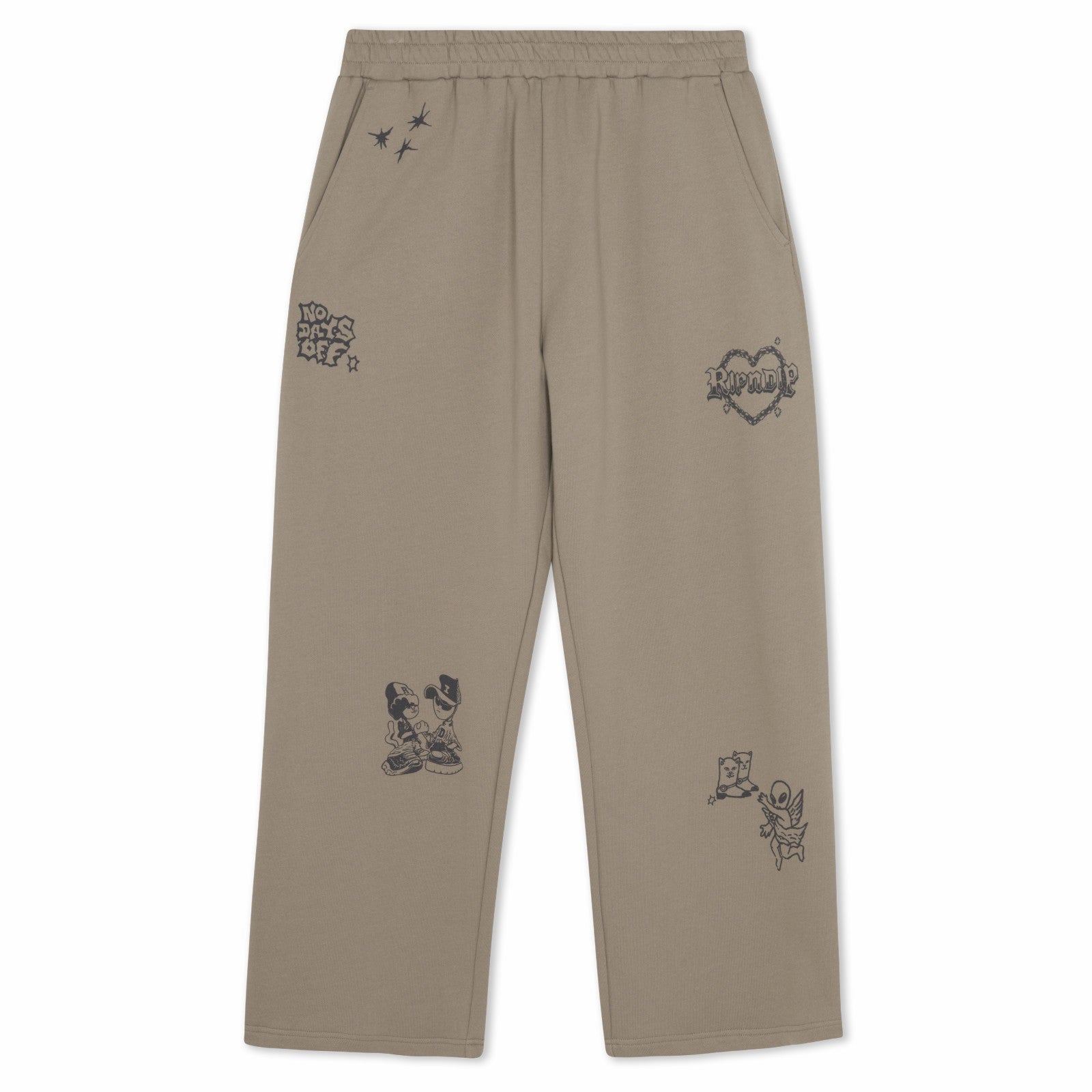 Ripndip Discount | Westside Straight Leg Sweatpants (Dark Sand)