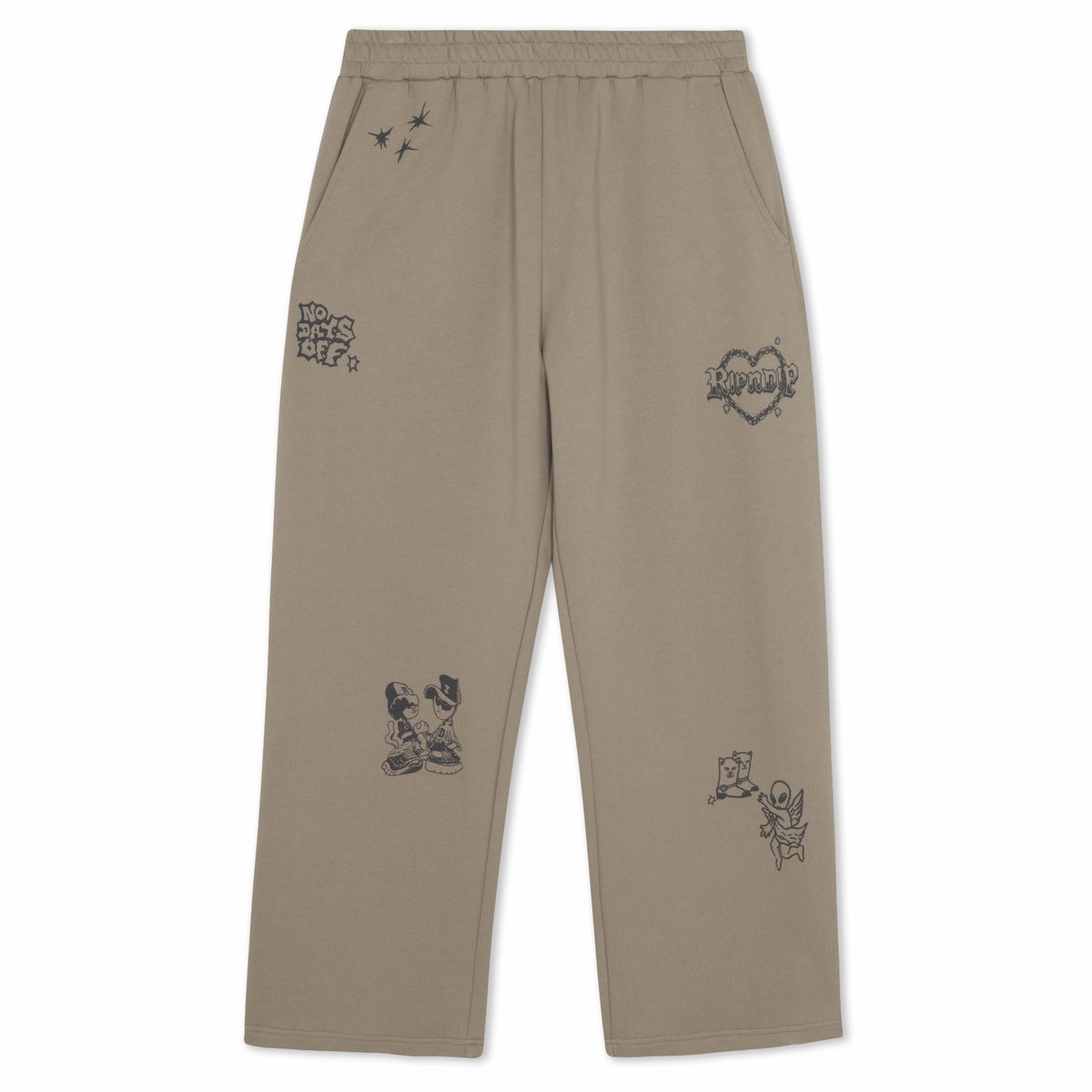 Ripndip Discount | Westside Straight Leg Sweatpants (Dark Sand)