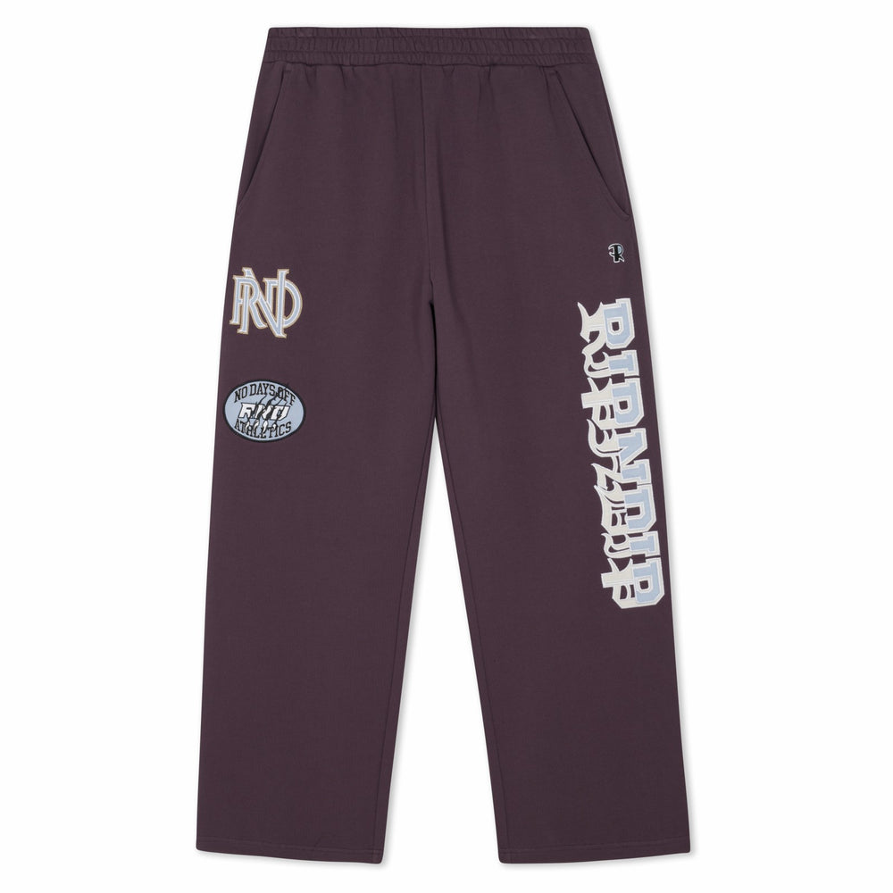 Ripndip Online Shop | No Days Off Straight Leg Sweatpants (Plum)