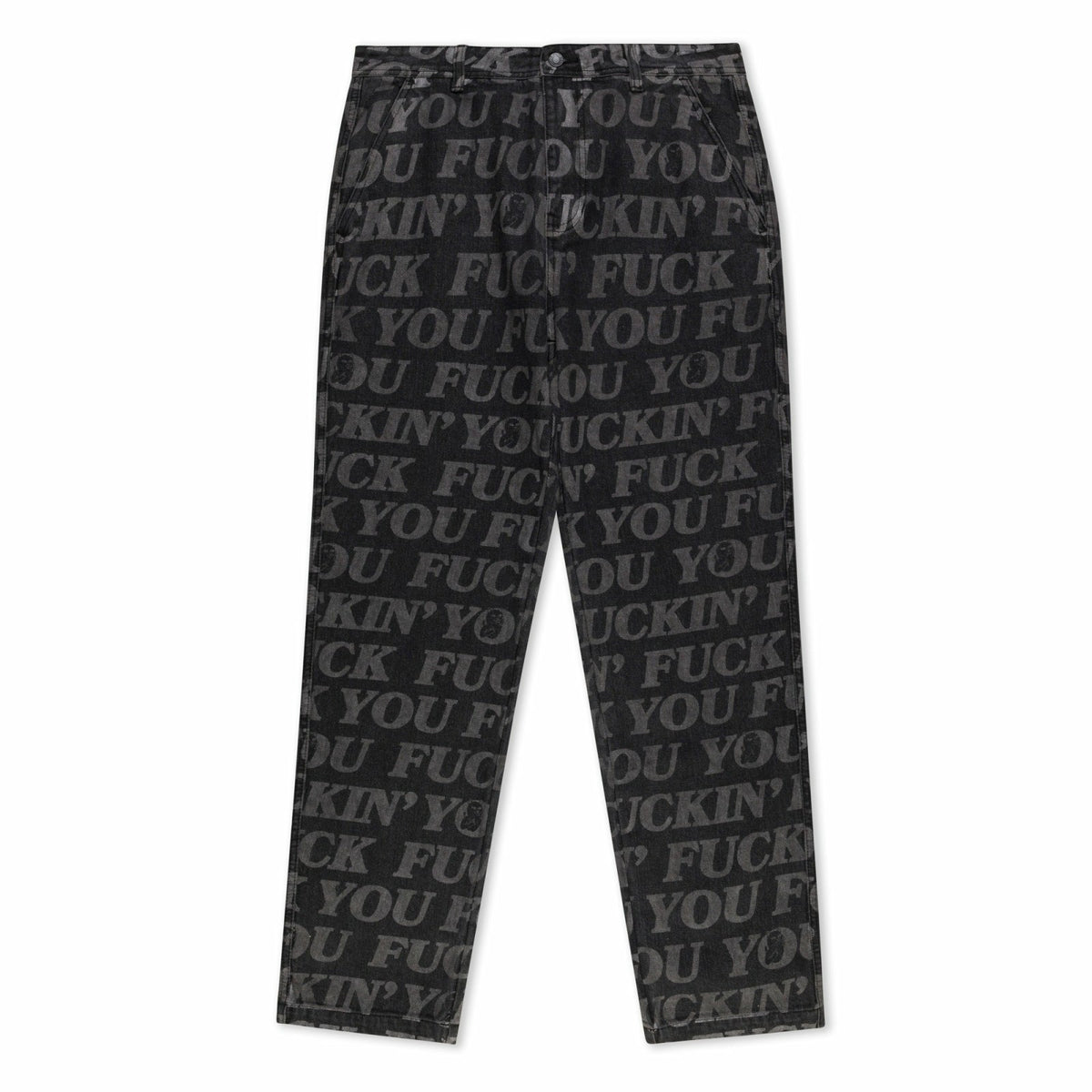 Ripndip For Sale | F.U.F.F. Washed Denim Pants (Black)