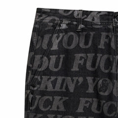 Ripndip For Sale | F.U.F.F. Washed Denim Pants (Black)