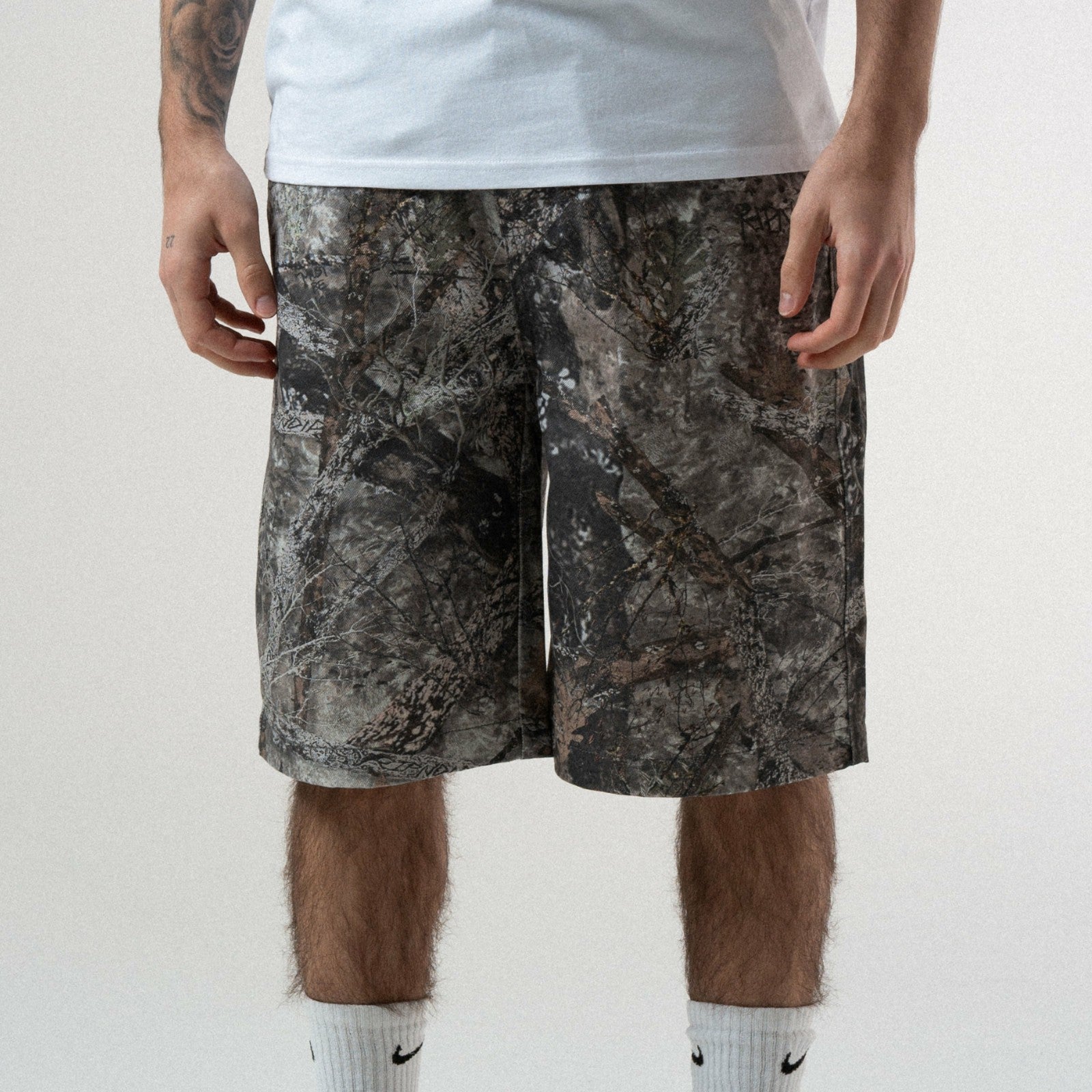 Ripndip Sale | Nermal Tree Camo Baggy Denim Shorts (Nerm Tree Camo)