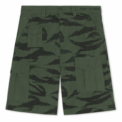 Ripndip Online Shop | A Team Camo Cargo Shorts (Military Green)