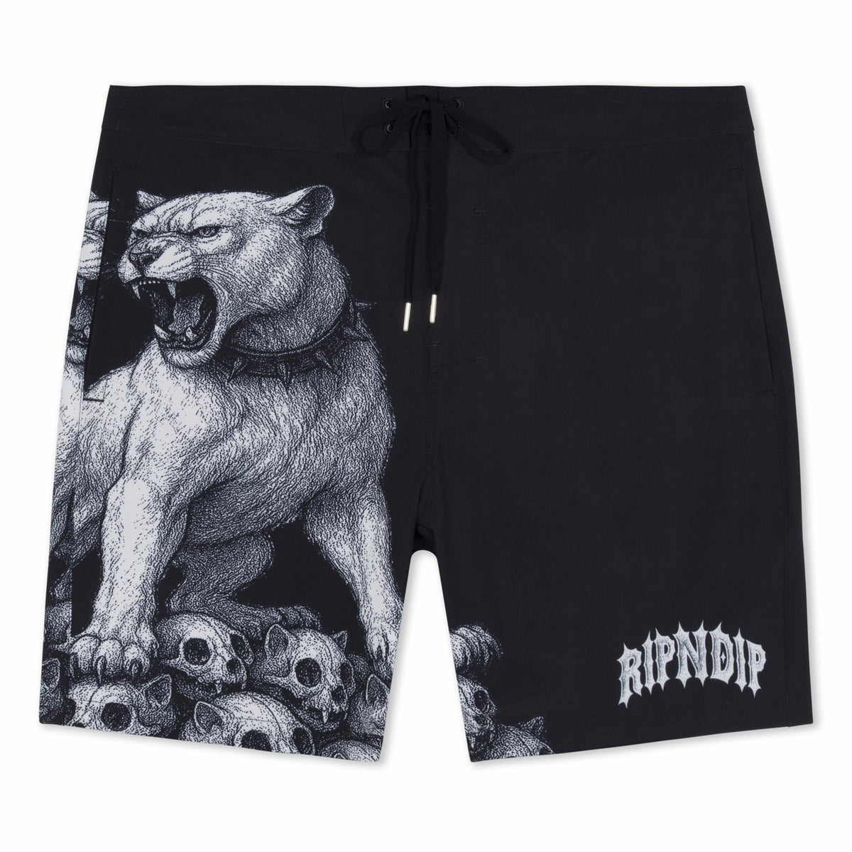 Ripndip New | Wasteland Swim Shorts (Black)
