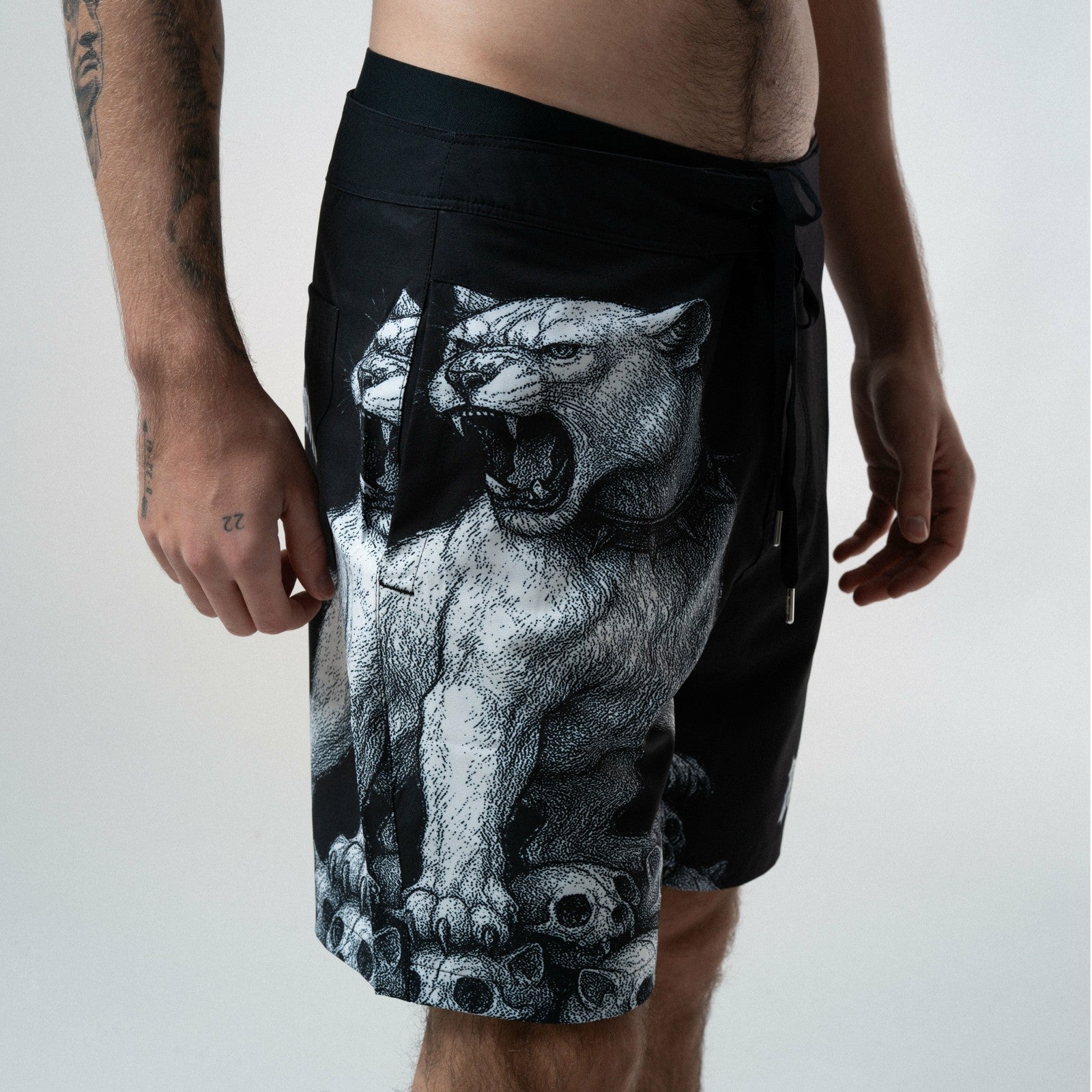 Ripndip New | Wasteland Swim Shorts (Black)