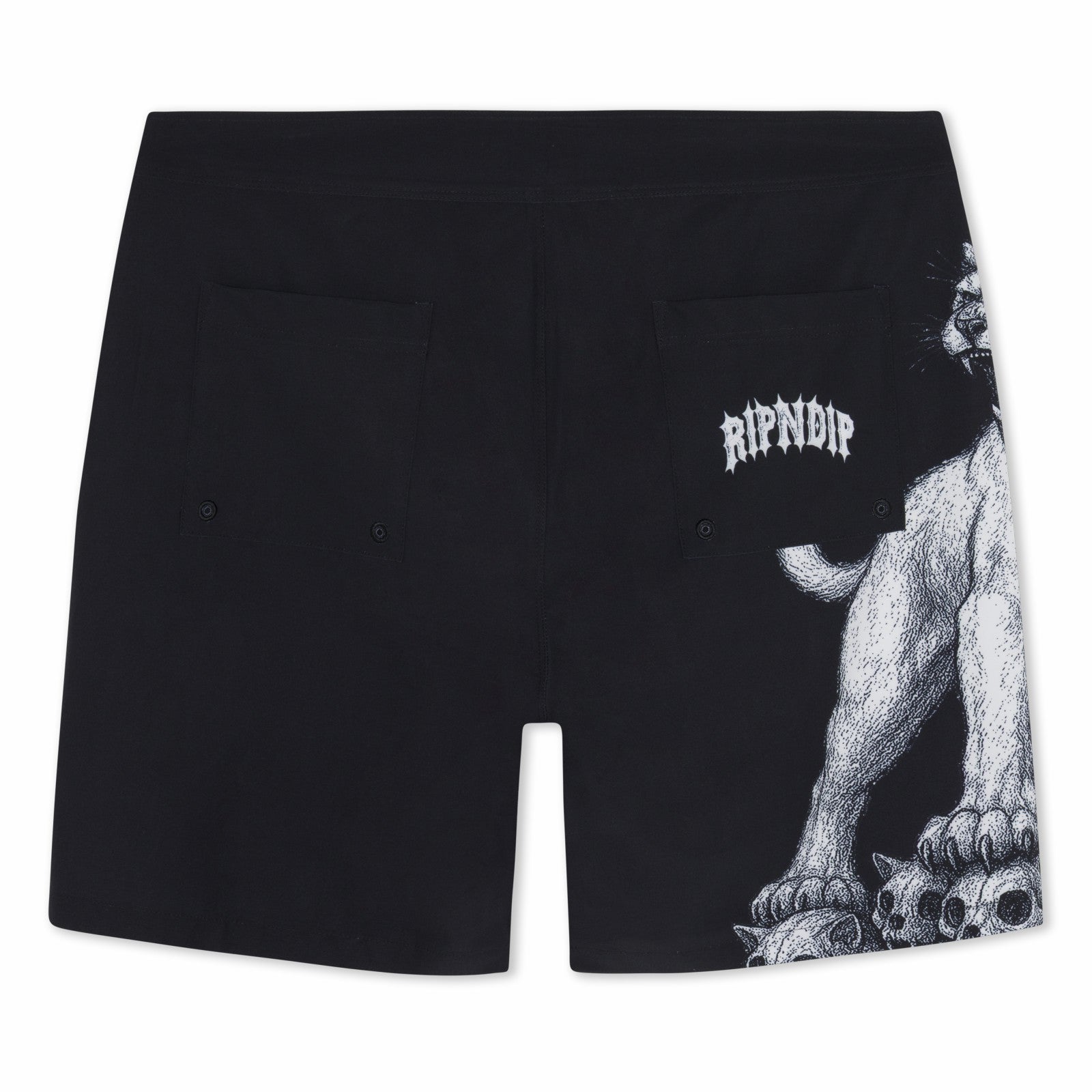Ripndip New | Wasteland Swim Shorts (Black)
