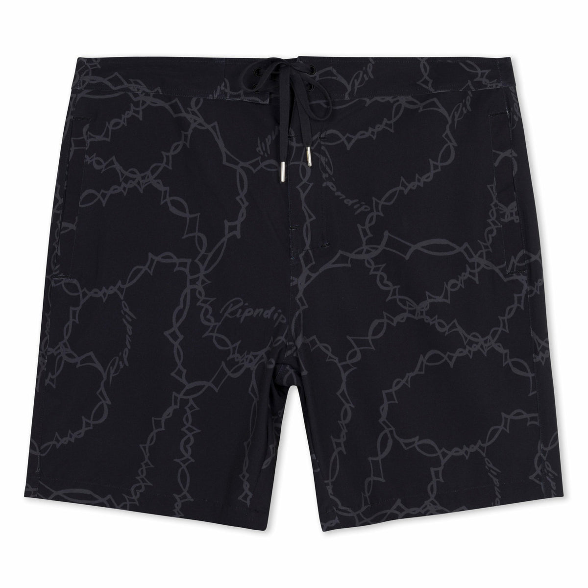 Ripndip Discount | Wired Swim Shorts (Black)