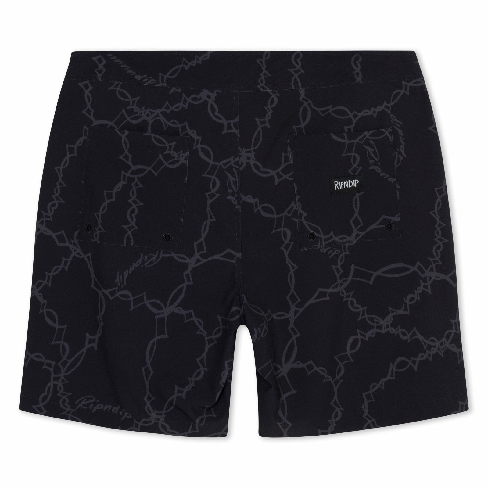 Ripndip Discount | Wired Swim Shorts (Black)