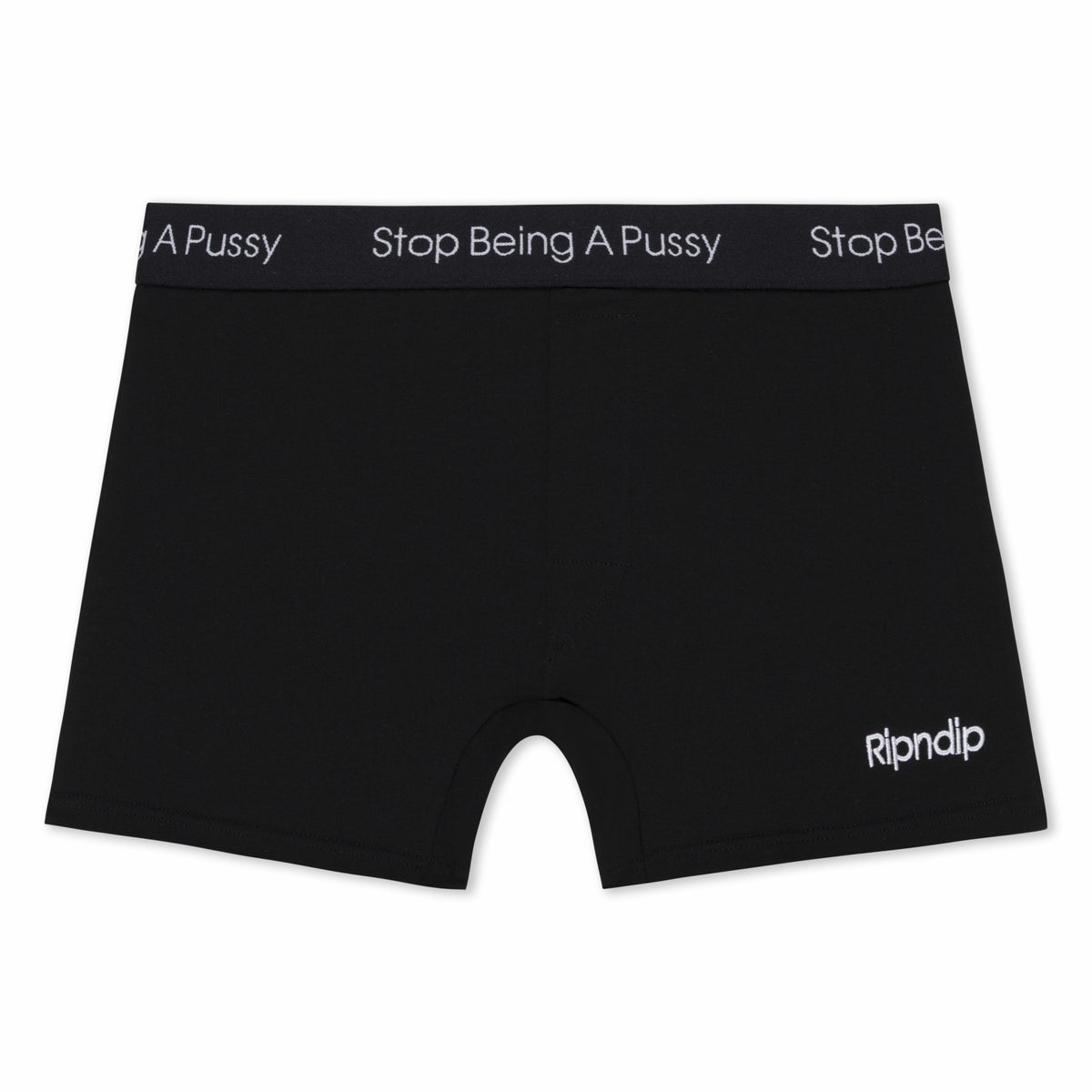Ripndip Outlets | Stop Being A Pussy Boxers (Black)