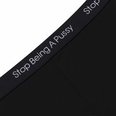 Ripndip Outlets | Stop Being A Pussy Boxers (Black)