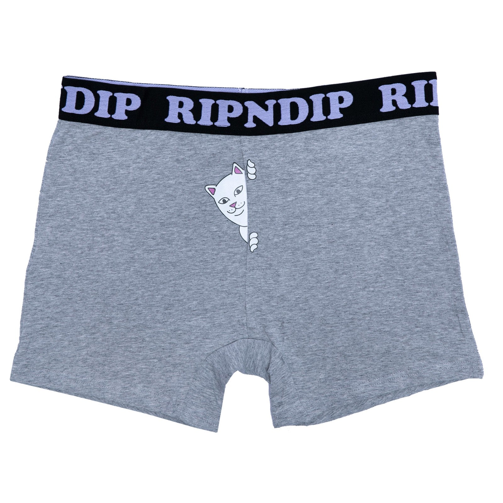 Ripndip Discount | Peek A Nermal Boxers (Heather Grey)