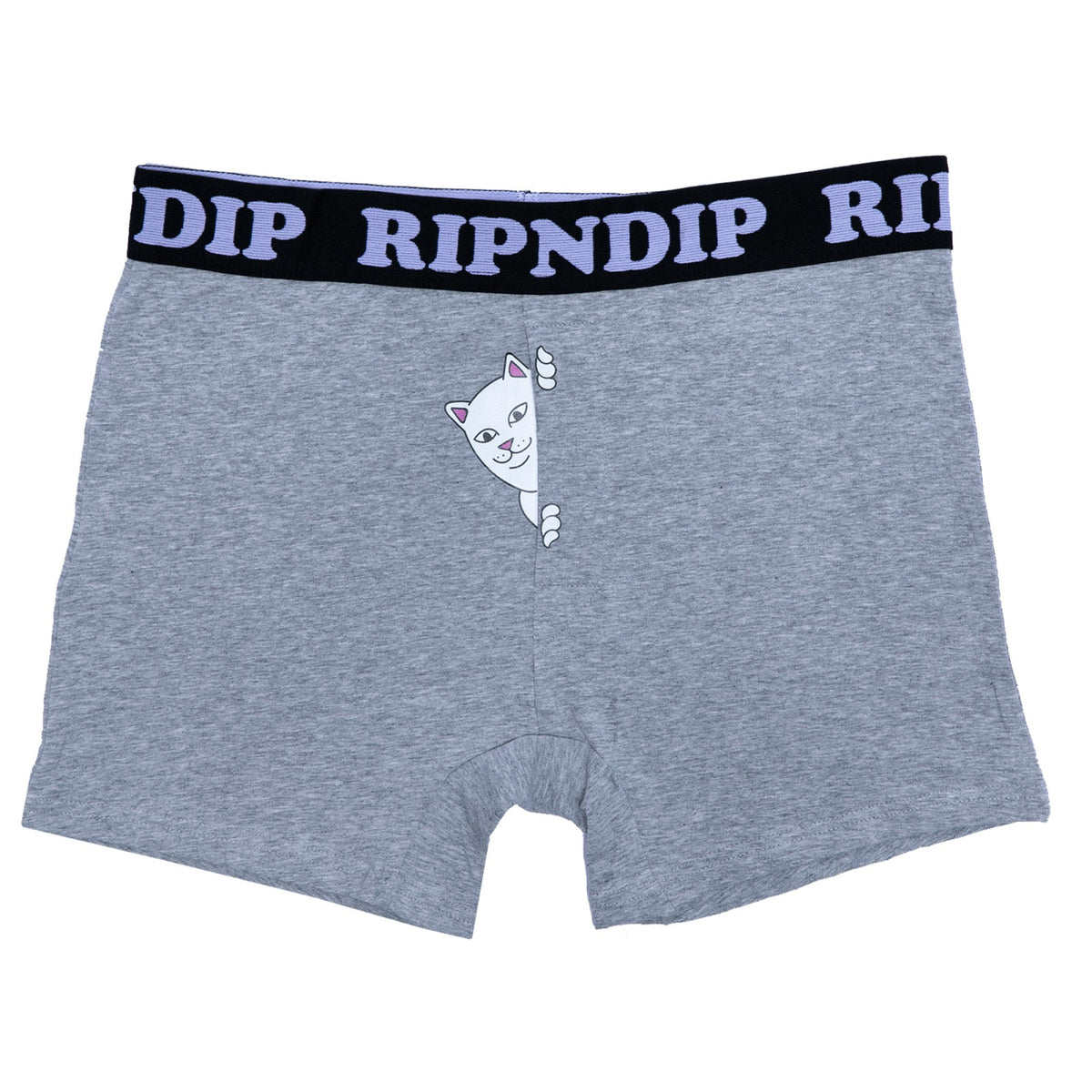 Ripndip Discount | Peek A Nermal Boxers (Heather Grey)