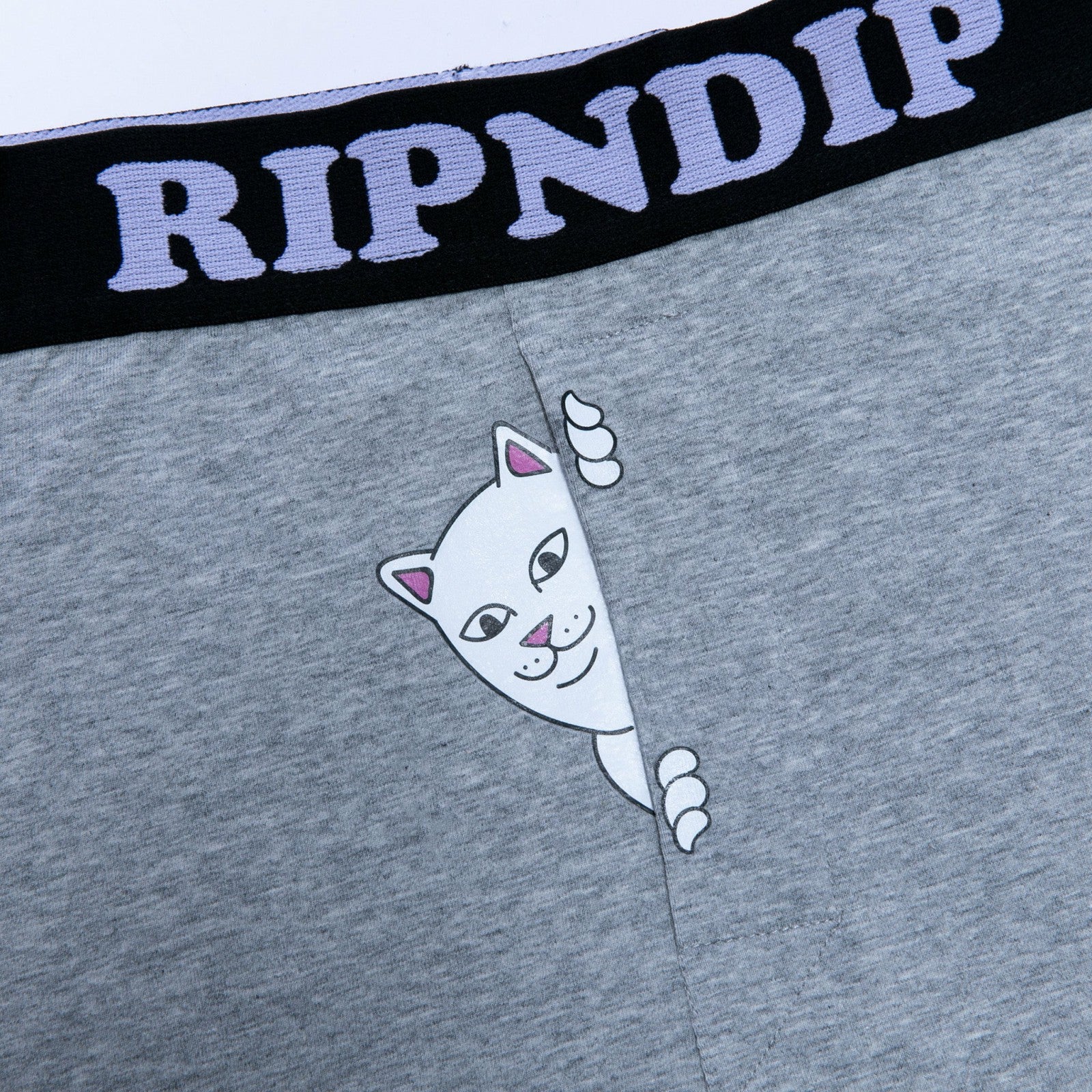 Ripndip Discount | Peek A Nermal Boxers (Heather Grey)