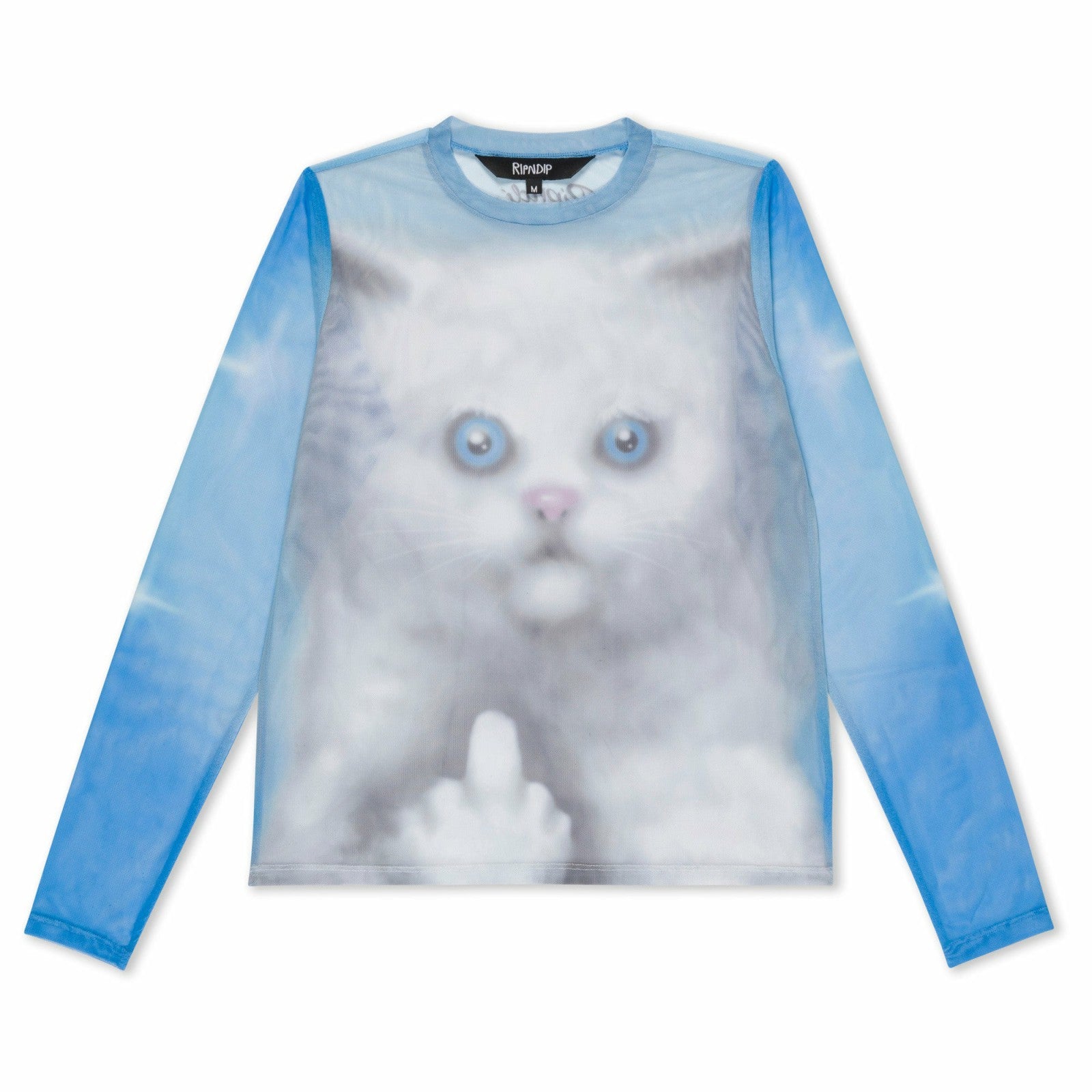 Ripndip For Sale | Sprinkles Long Sleeve Mesh Top (Light Blue)