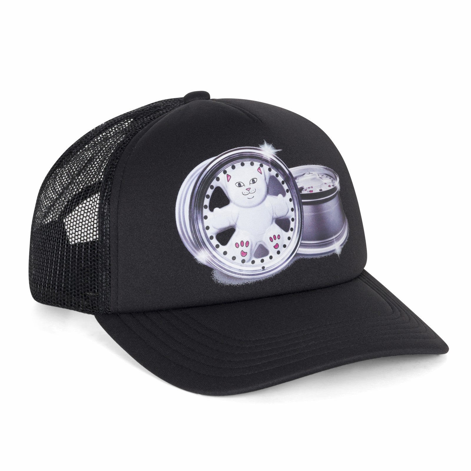 Ripndip Online Shop | Nerm Wheels Trucker Hat (Black)