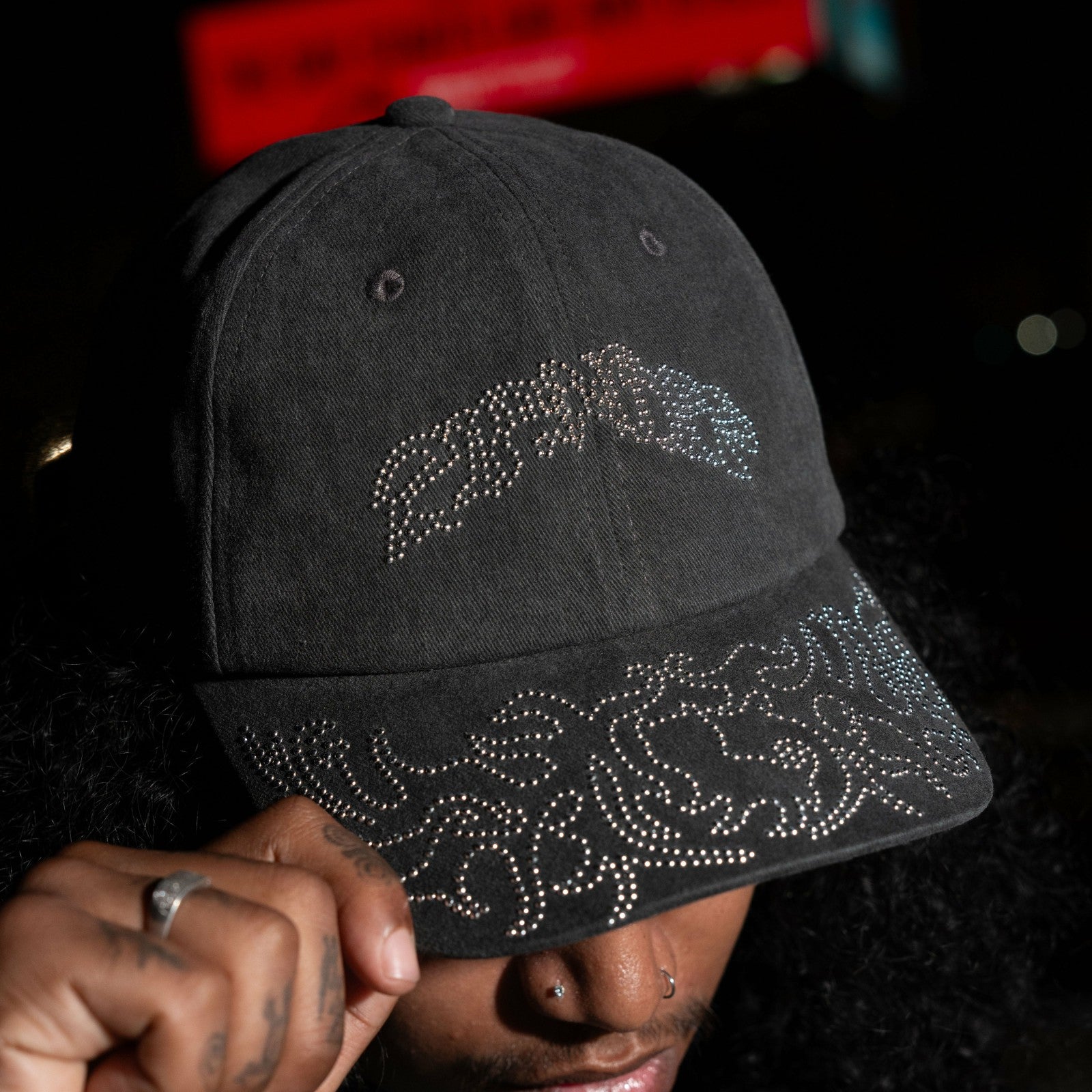 Ripndip New | Pretty Flacko Distressed Dad Hat (Black Vintage Wash)