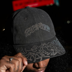 Ripndip New | Pretty Flacko Distressed Dad Hat (Black Vintage Wash)