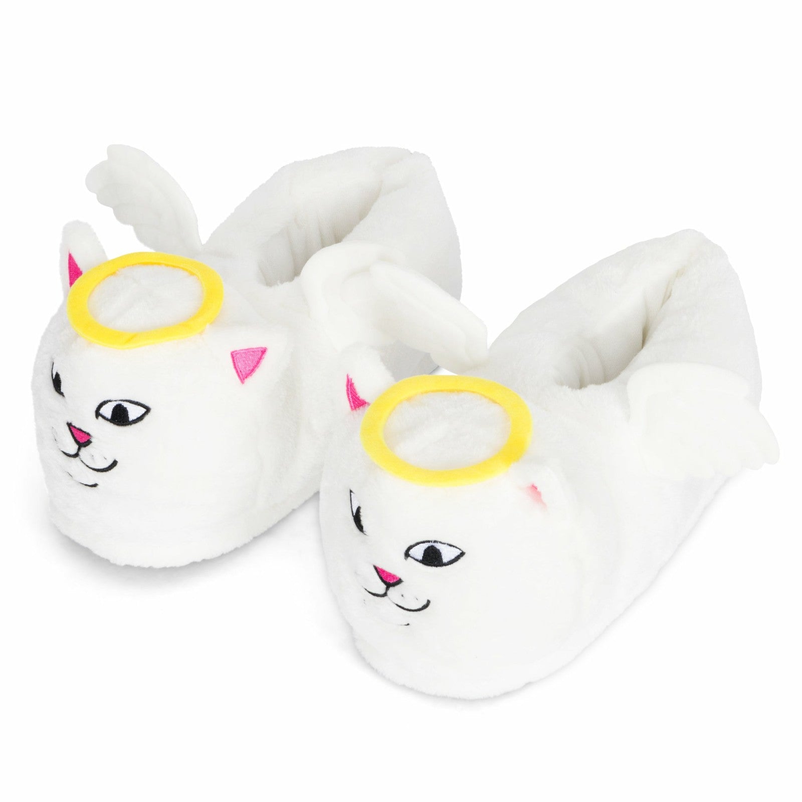 Ripndip New | Lord Angel Plush Slippers (White)