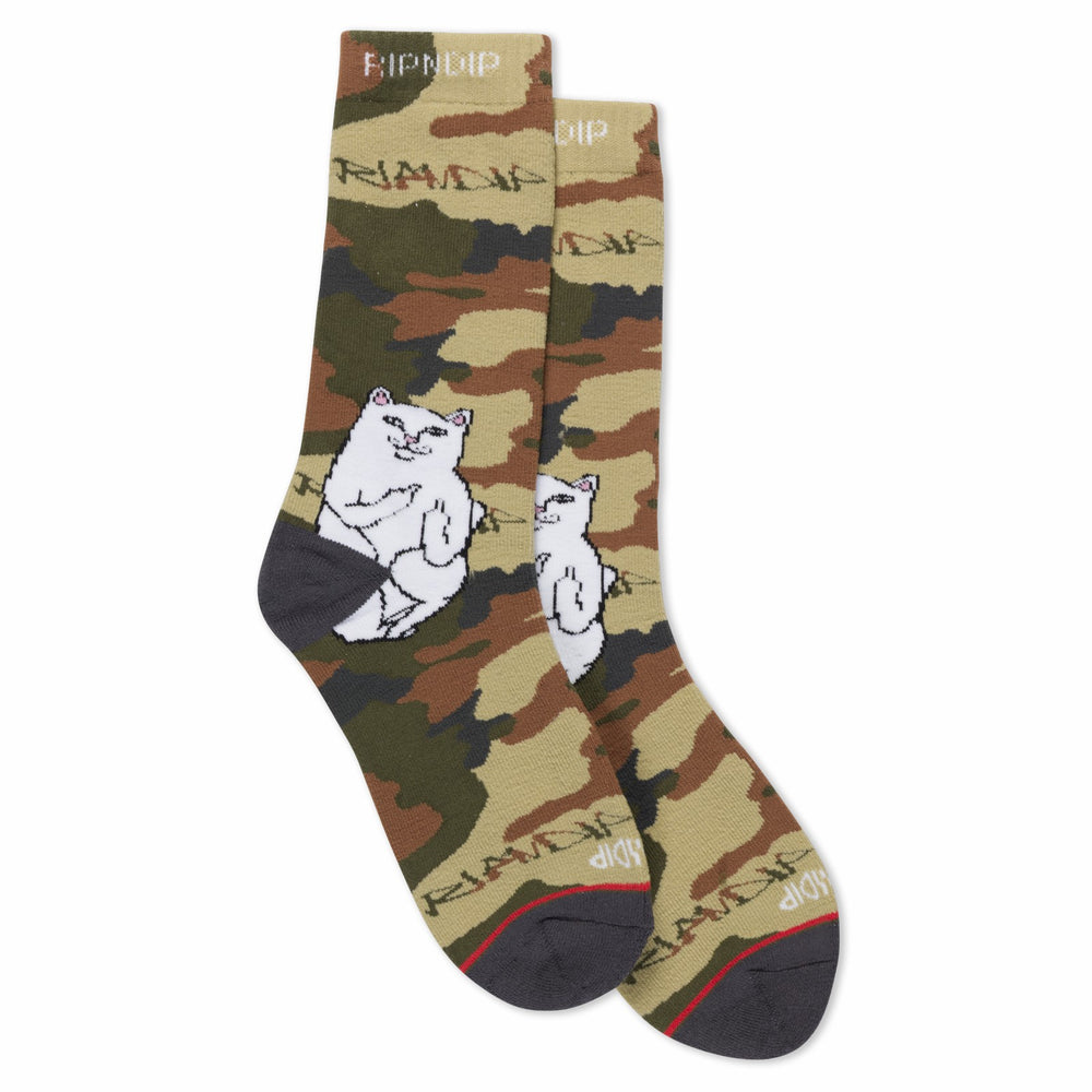 Ripndip Discount | Lord Nermal Street Socks (Camo)