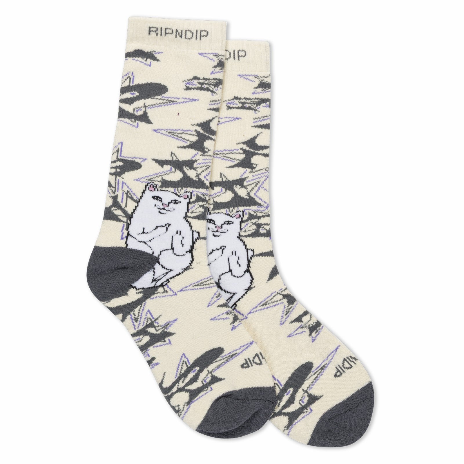 Ripndip Sale | Lord Nermal Wire Socks (Bone)