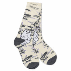 Ripndip Sale | Lord Nermal Wire Socks (Bone)
