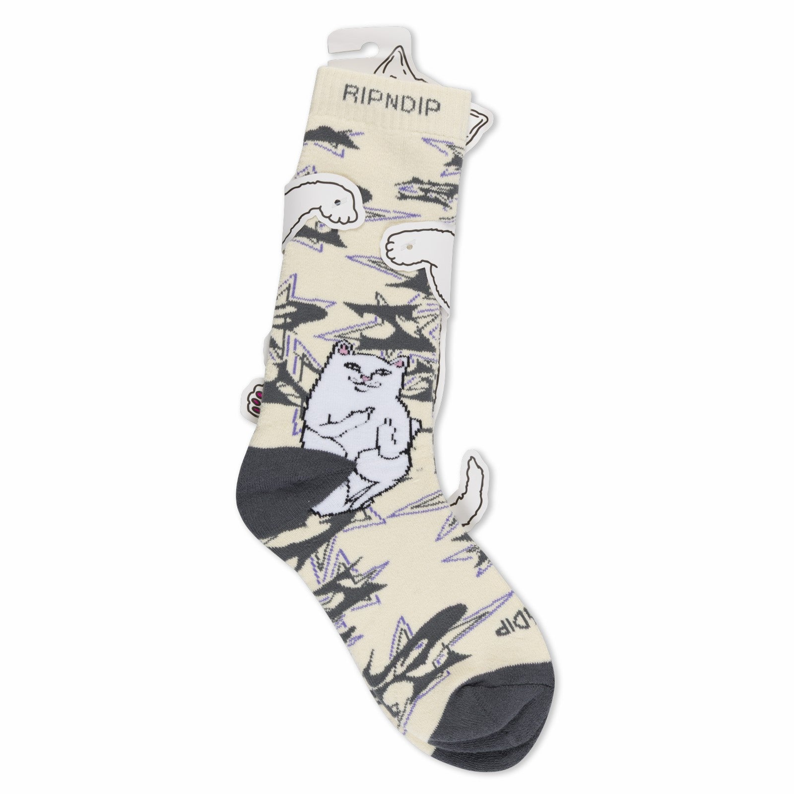 Ripndip Sale | Lord Nermal Wire Socks (Bone)