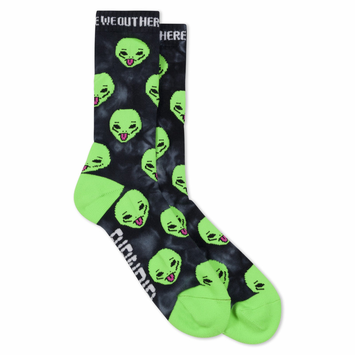 Ripndip Online Shop | We Out Here Socks (Black Lightning)