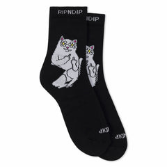 Ripndip For Sale | Lord Blossom Mid Socks (Black)