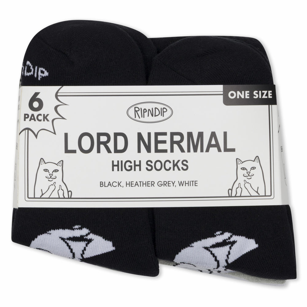 Ripndip Online Shop | Lord Nermal Socks 6 Pack (Multi)