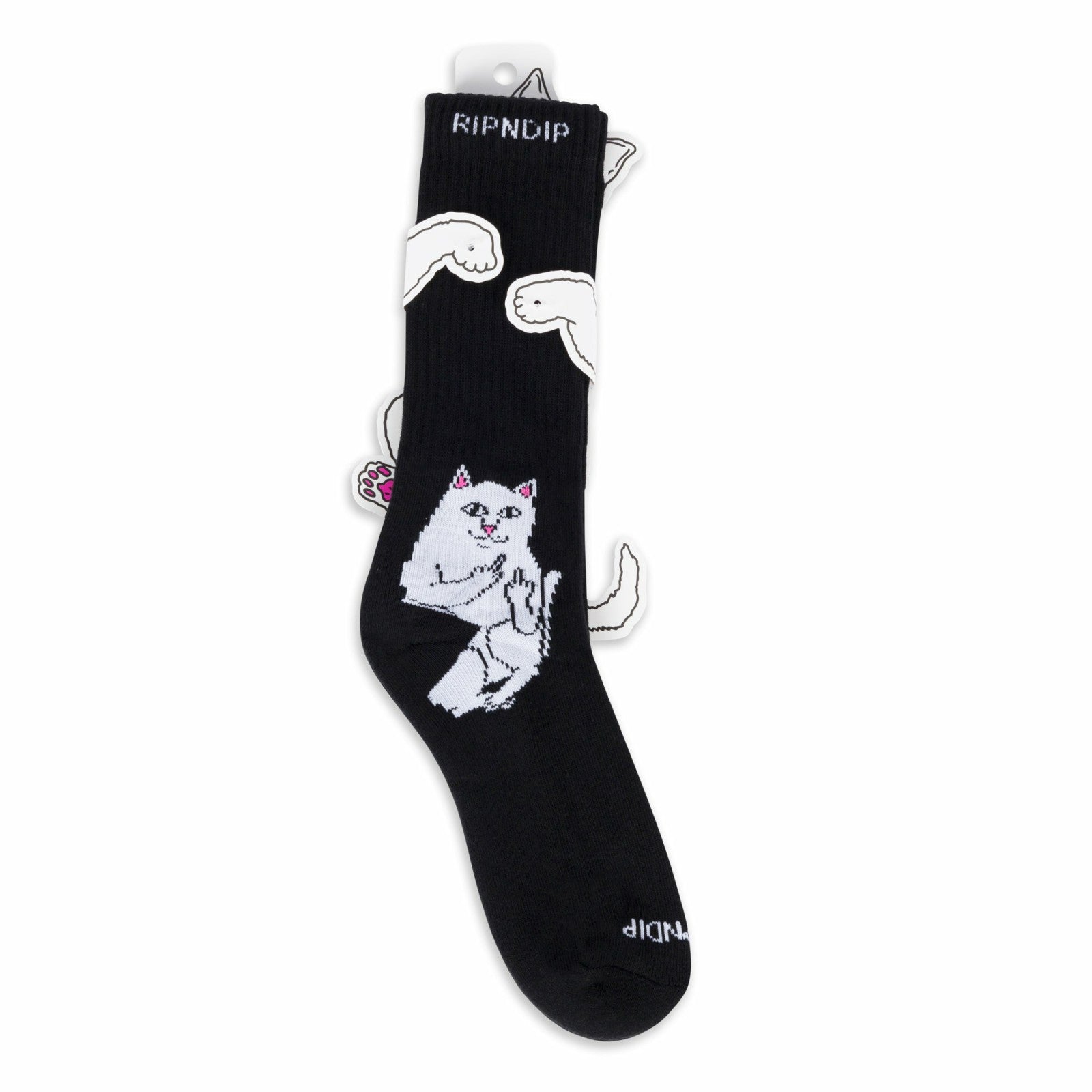 Ripndip For Sale | Lord Nermal Socks (Black) - Ripndip