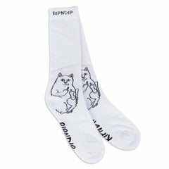 Ripndip Online | Lord Nermal Socks (White)