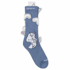 Ripndip Outlets | Lord Nermal Socks (Slate Heather)