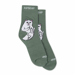 Ripndip Online Shop | Lord Nermal Mid Socks (Pine Green)