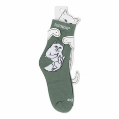 Ripndip Online Shop | Lord Nermal Mid Socks (Pine Green)