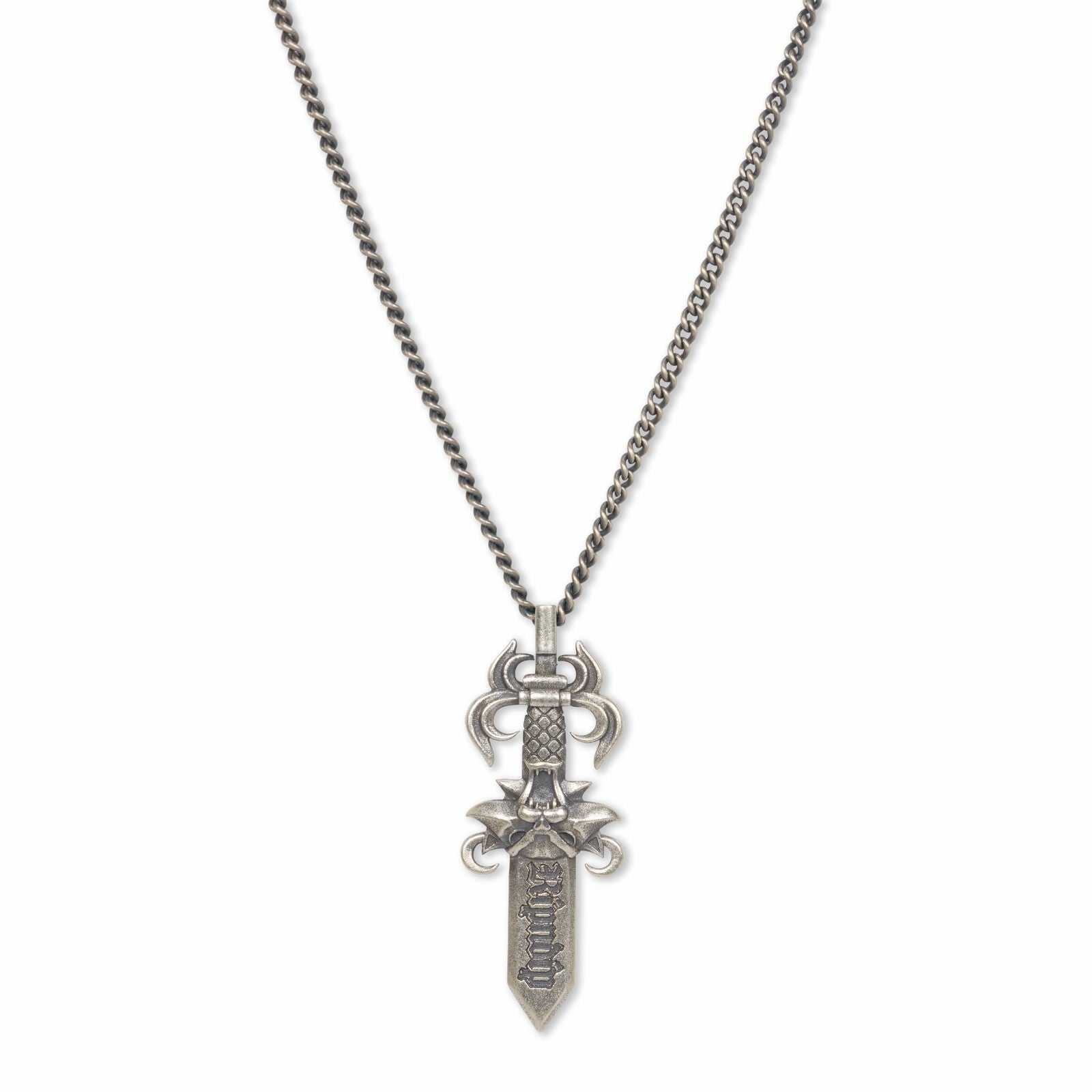 Ripndip Outlets | Nerm Dagger Necklace (Silver)