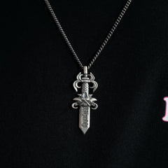Ripndip Outlets | Nerm Dagger Necklace (Silver)